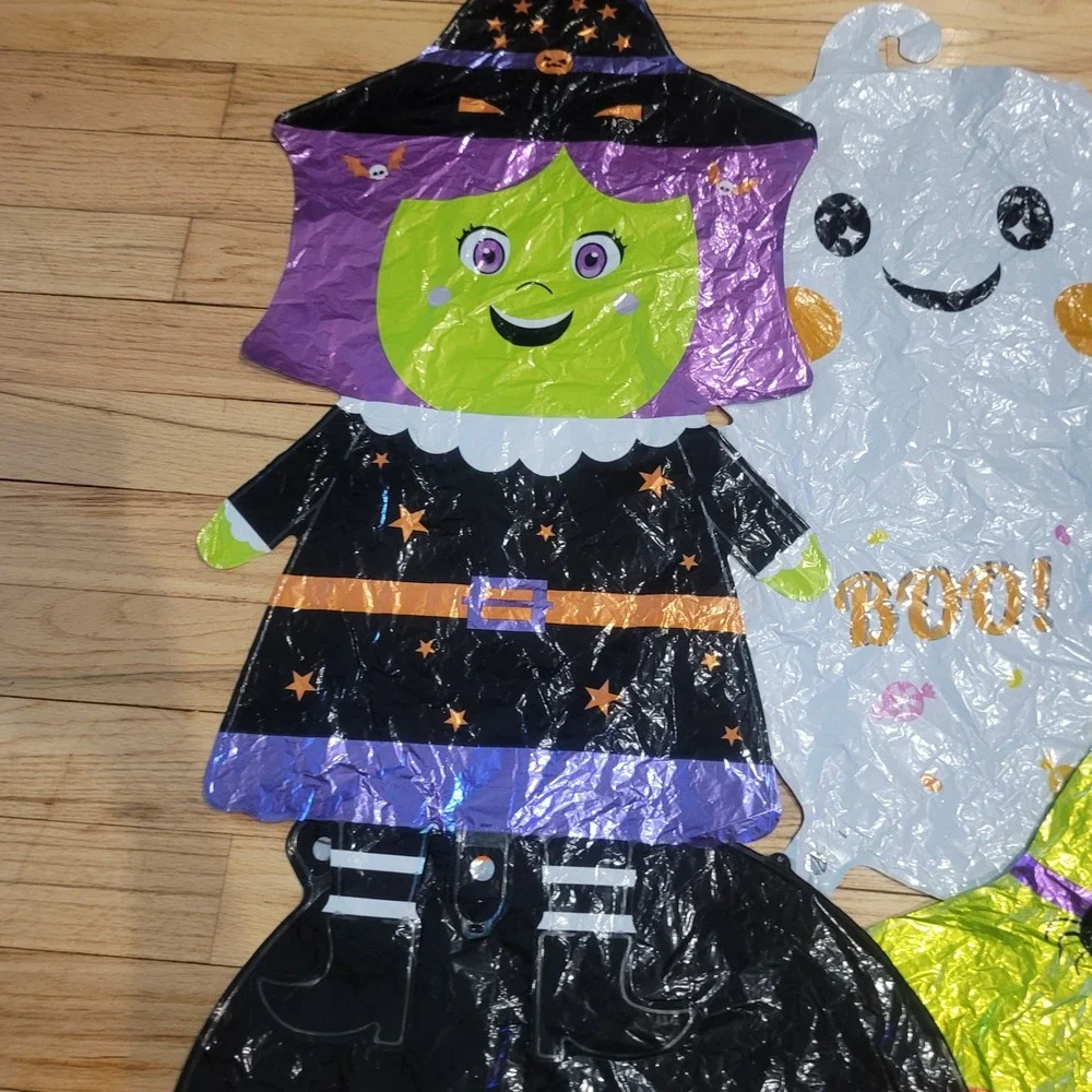 12pc Halloween Mylar Balloon Lot Large 34-36